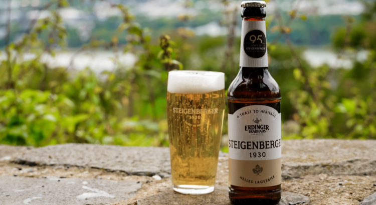 Bier Flasche Helles Steigenberger