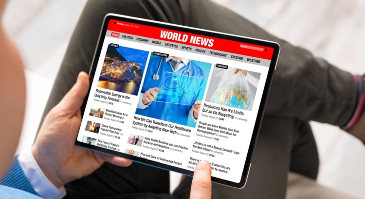 Tablet News Zeitung Foto iStock grinvalds