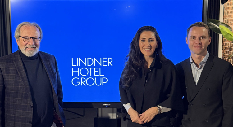 Lindner Beirat Stephan Gerhard, Homeira Amiri, Marc-Michael Hanemann Foto Lindner Hotel Group