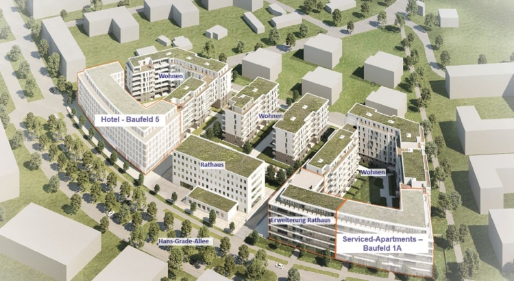 Rathausquartier Schönefeld bei Berlin Foto GW-K Grundwert Konzept